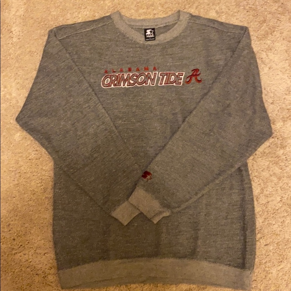 grey Alabama crew neck sweatshirt